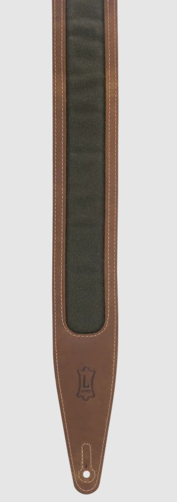 Levy's Leathers 2.5" Voyager Pro Series Leather Strap Brown - M317TRI-BRN-GRN