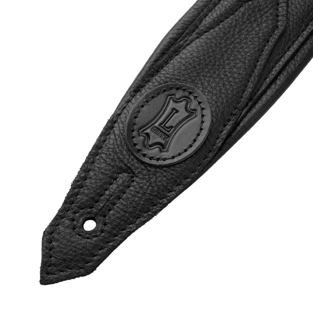 Levy's Leathers Rebel Series Guitar Strap M80GRPDX-BLK