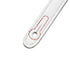 Levy's Leathers Rebel Series Guitar Strap M81GRPDX-WHT - White with Red Studs