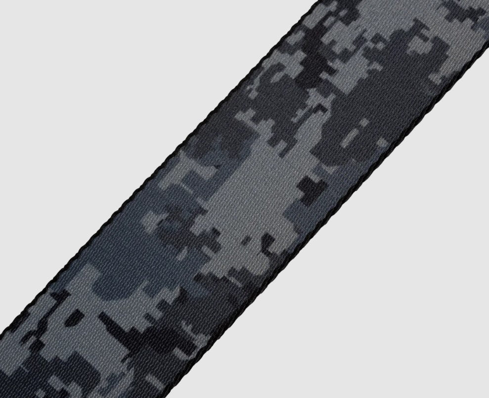 Levy's Leathers Graphic Waves Series 2" Polyester Strap - Black Blue Camo