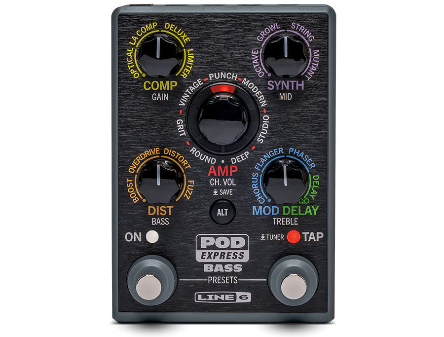 Line 6 POD Express Portable Bass Amp Effects Processor