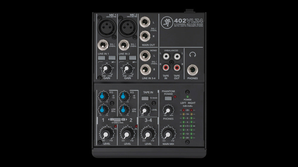 Mackie 4-Channel Ultra-Compact Analog Mixer