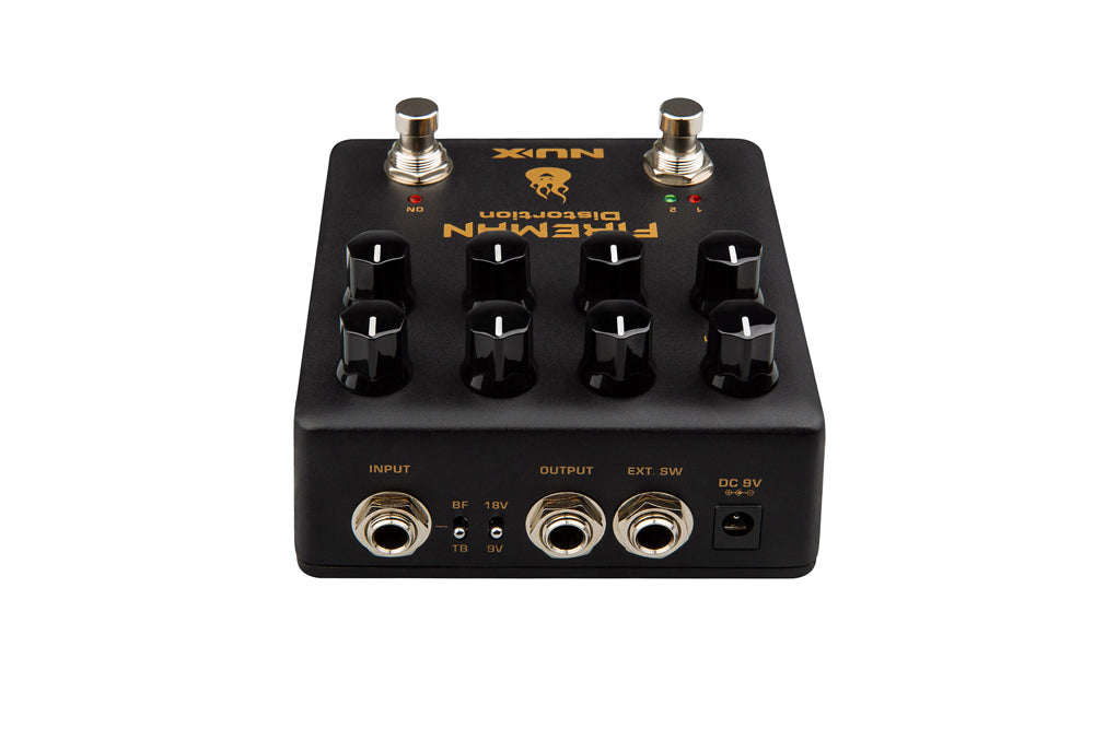 NUX Fireman Distortion Pedal – Flipside Music