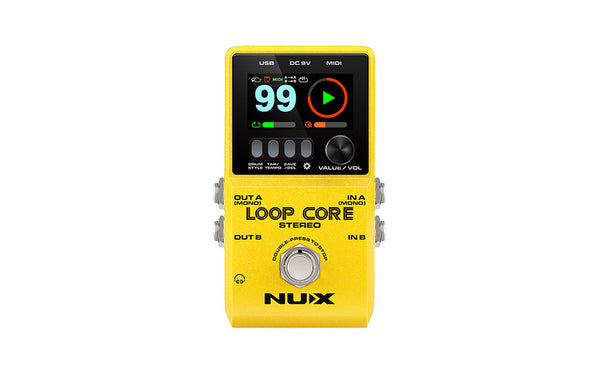 NUX Loop Core Stereo Looper Pedal – Flipside Music