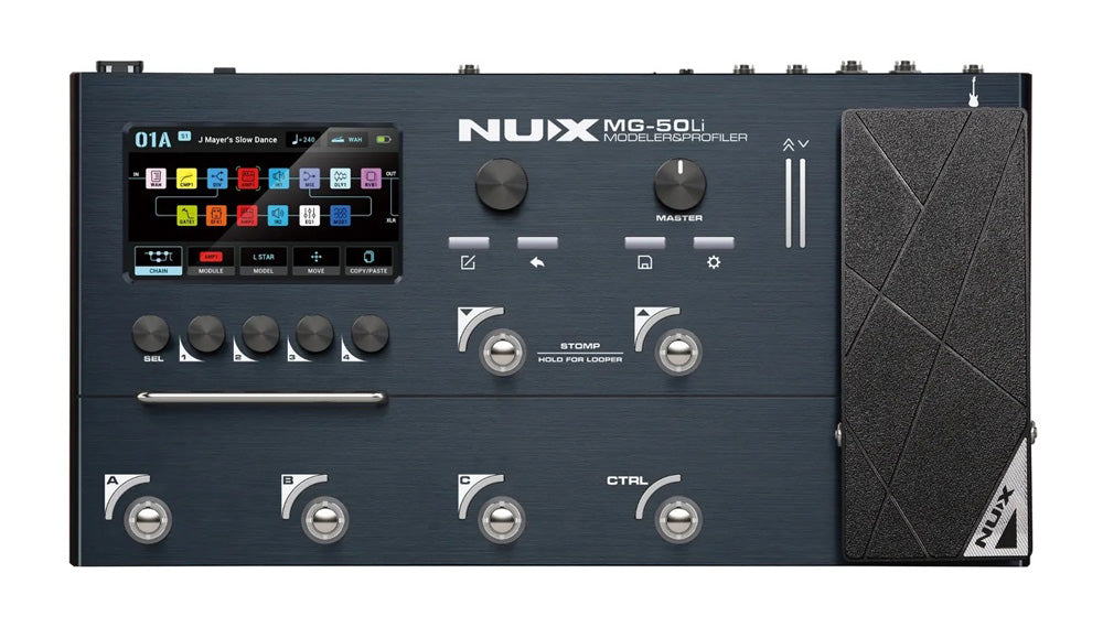 NUX MG-50Li Modeler and Profiler -Dark Blue