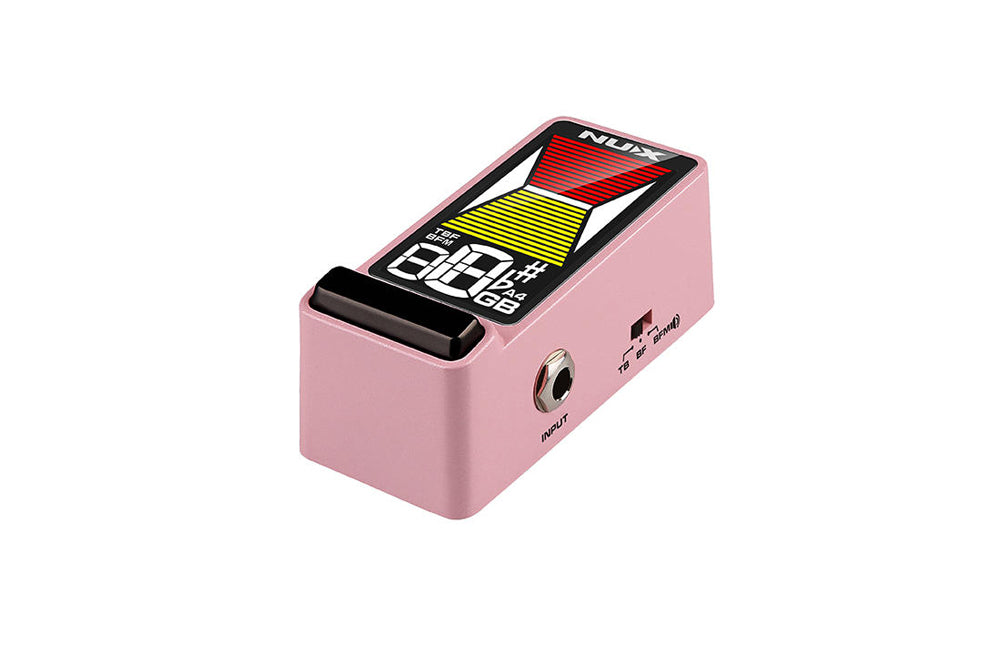 NUX NTU-3 MkII Mini Pedal Tuner Flow Tune Pink