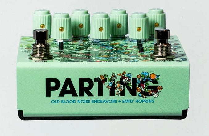 Old Blood Noise Endeavors Parting Stereo Glitch Delay and  Reverb Pedal - Green