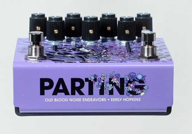 Old Blood Noise Endeavors Parting Stereo Glitch Delay and  Reverb Pedal - Purple