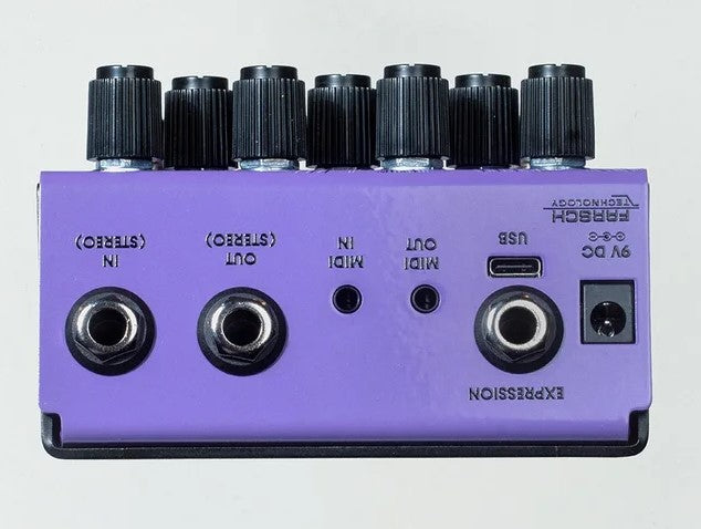 Old Blood Noise Endeavors Parting Stereo Glitch Delay and  Reverb Pedal - Purple