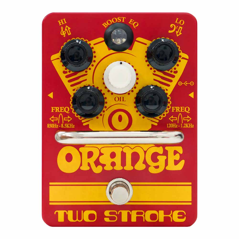 Orange Two Stroke: Boost EQ Guitar Effects Pedal