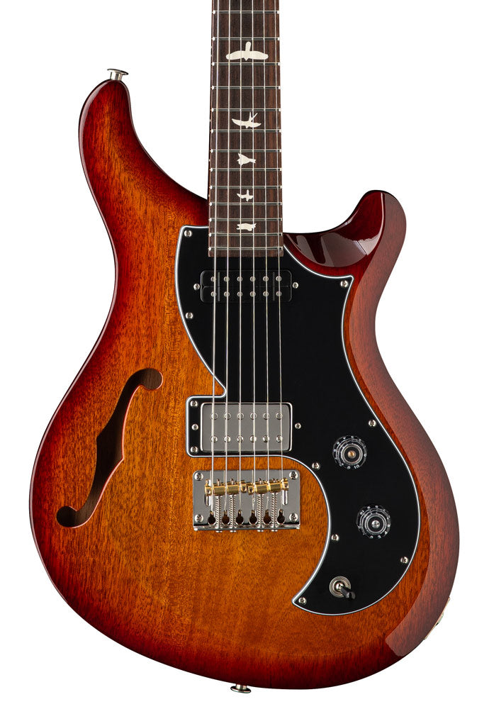PRS Guitars S2 Vela Semi-Hollow Body Electric Guitar - Dark Cherry Sunburst