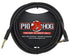 Pig Hog 10ft "Black Woven" Right Angle Instrument Cable