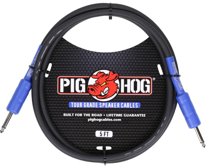 Pig Hog  9.2mm/5ft , Tour Grade Speaker Cable, 14 Gauge