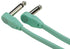 Pig Hog Lil Pigs 1ft Low Profile Patch Cables - 2 pack, Seafoam Green