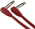Pig Hog Lil Pigs 2ft Low Profile Patch Cables - 2 pack, Candy Apple Red