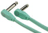 Pig Hog Lil Pigs 2ft Low Profile Patch Cables - 2 pack, Seafoam Green