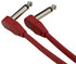 Pig Hog Lil Pigs 3ft Low Profile Patch Cables - 2 pack, Candy Apple Red