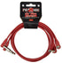 Pig Hog Lil Pigs 3ft Low Profile Patch Cables - 2 pack, Candy Apple Red