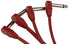 Pig Hog Lil Pigs 6in Low Profile Patch Cables - 4 pack, Candy Apple Red