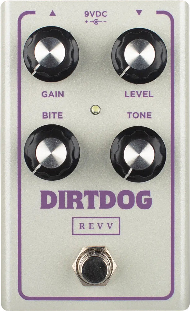 Revv Amplification Dirt Dog Overdrive Pedal  - White Pearl