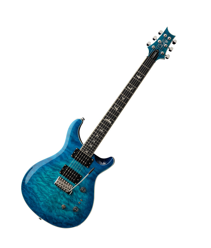 PRS Guitars SE Custom 24-08 Quilt Electric Guitar - Lake Blue