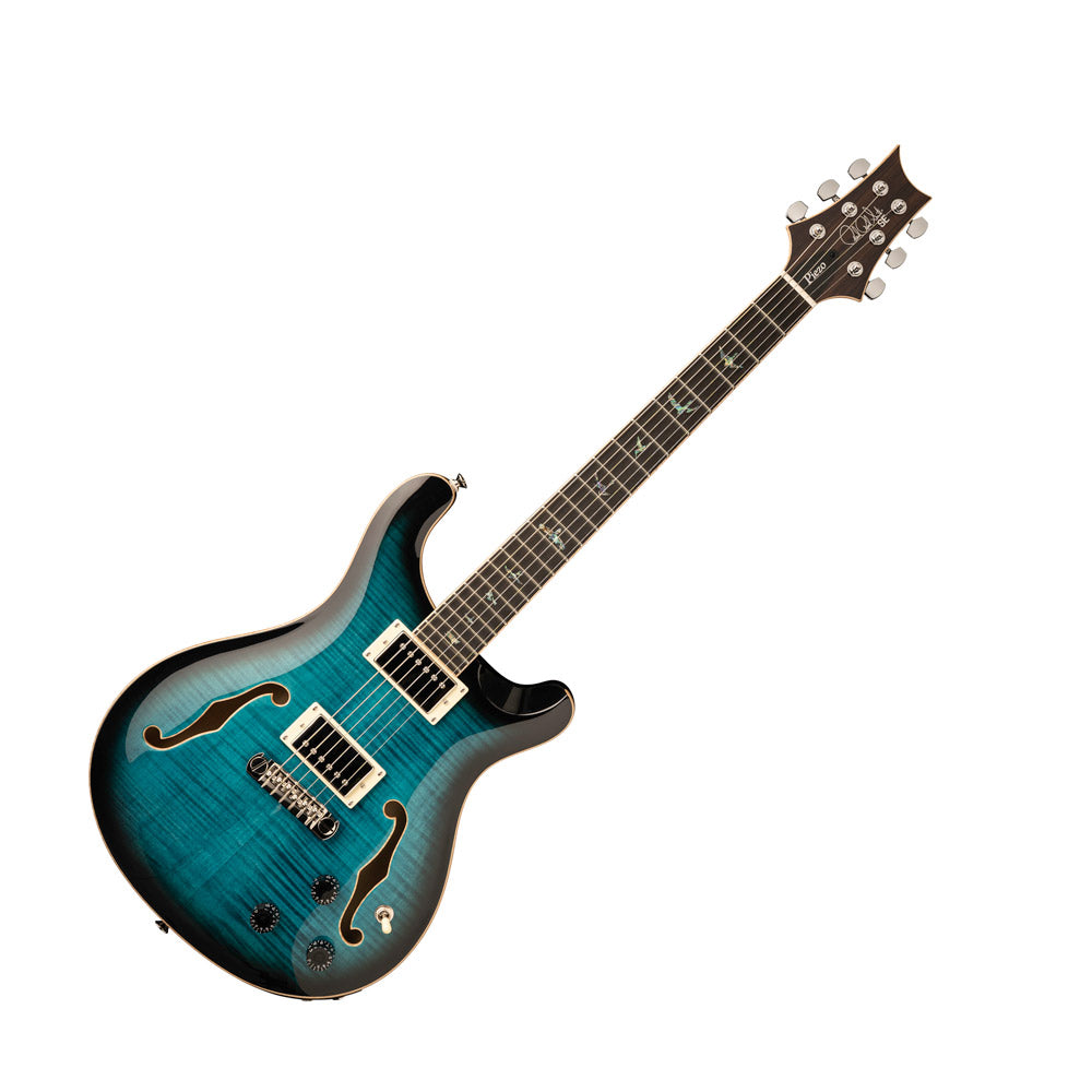 PRS Guitars SE Hollowbody II Piezo - Peacock Blue Burst