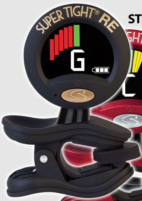 Snark, Tuner, ST-8, Clip-on Chromatic Tuner All Inst Black, Rechargeable
