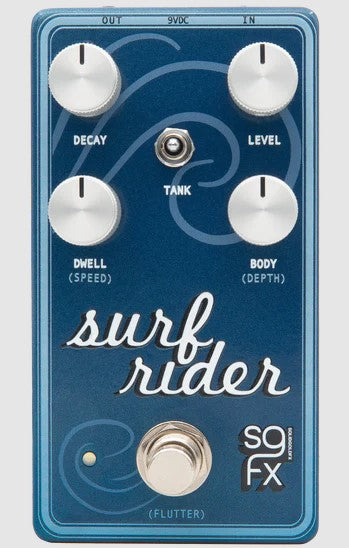 SolidGoldFX Surf Rider IV Spring Reverb Pedal
