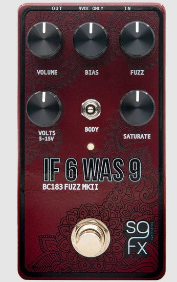 SolidGoldFX If 6 Was 9 BC183 MKII Fuzz Pedal