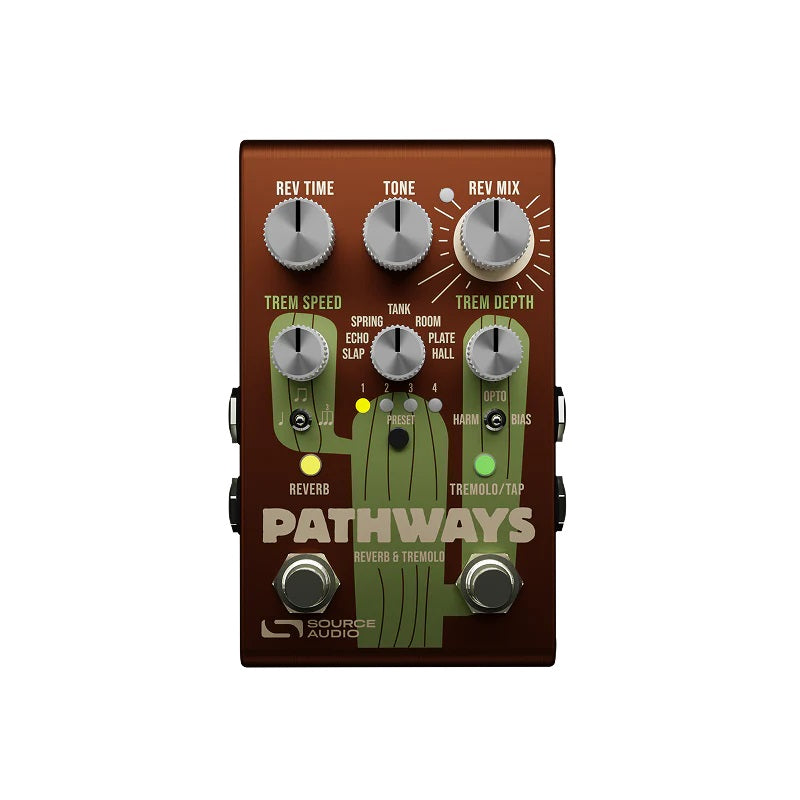 Source Audio Pathways Reverb & Tremolo Pedal