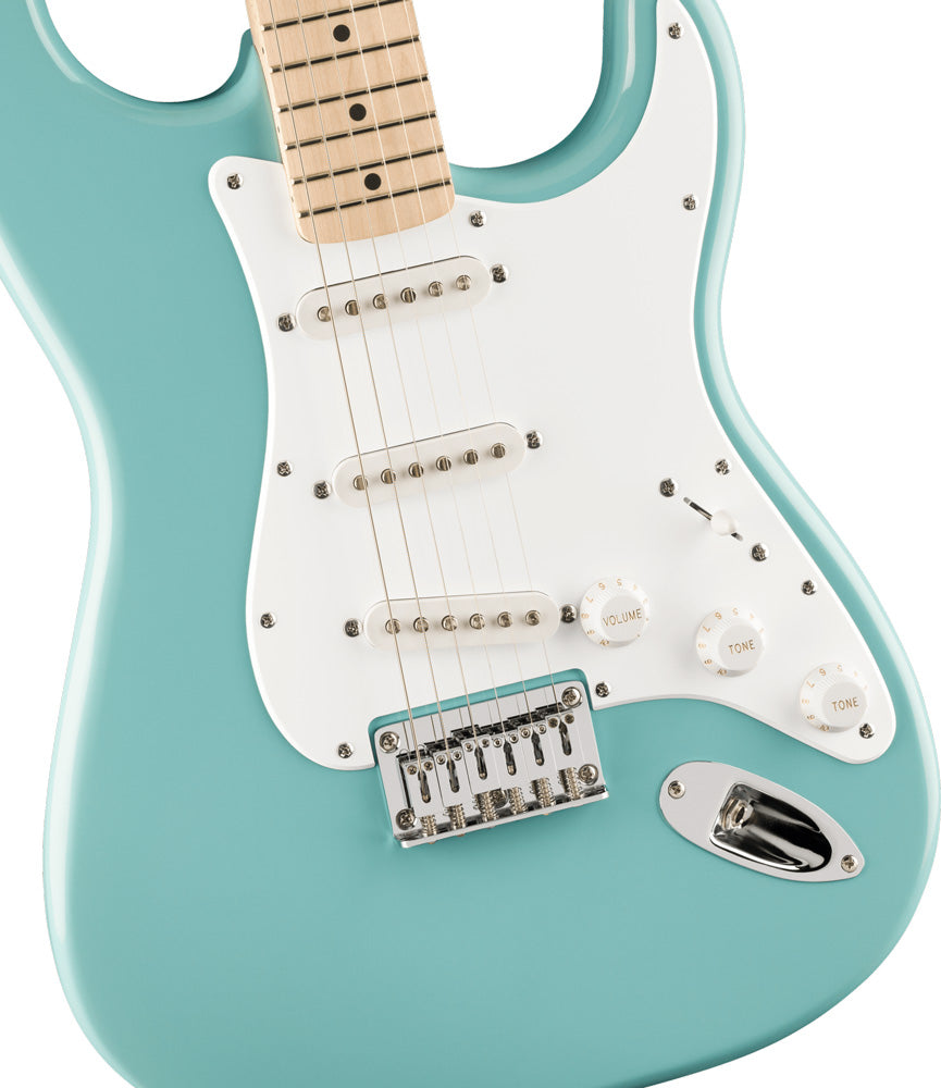 Squier FSR Sonic Stratocaster HT Electric Guitar - Tropical Turquoise