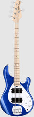 Sterling by Music Man StingRay 5 Ray5 HH Bass Guitar - Cobra Blue