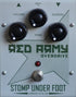 Stomp Under Foot Red Army Vintage Mini Overdrive Pedal