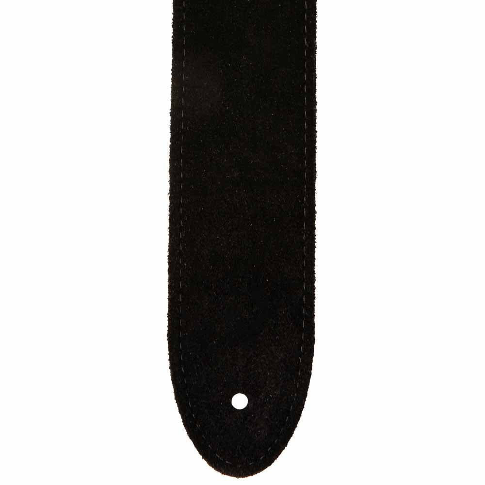 PRS Guitars 2” Leather Guitar Strap - Embossed Birds - Worn Black