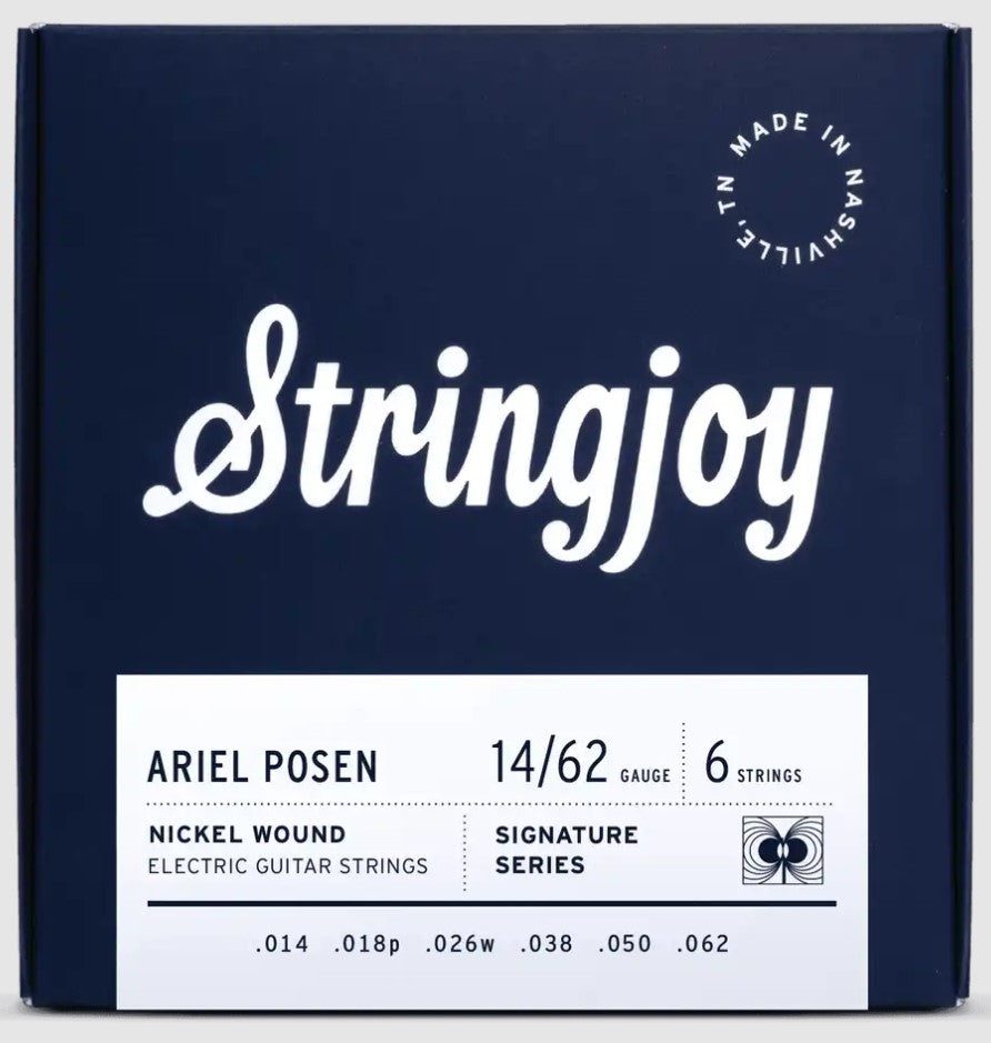 Stringjoy 14-62 Ariel Posen Artist Series Signatures - Nickel Wound Electric Guitar Strings