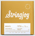 Stringjoy Brights Medium Gauge (13-56) 80/20 Bronze Acoustic Guitar Strings