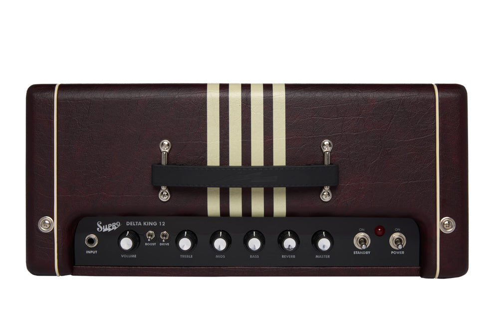 Supro Delta King 12 1x12 | 15-Watt | Reverb Combo Amp -  Limited Edition Burgundy and Cream
