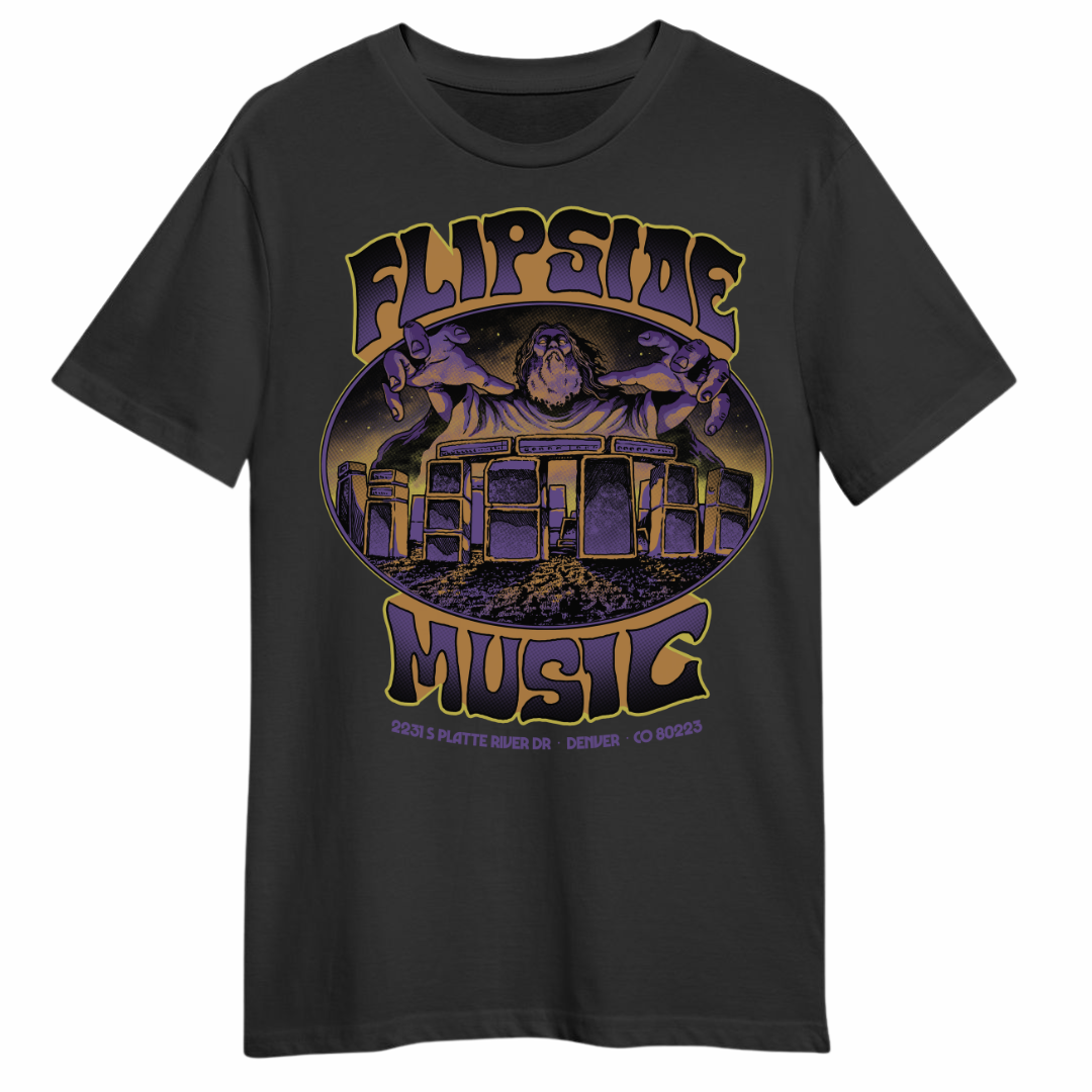 PRE ORDER- Flipside Music Tonehenge T-Shirt