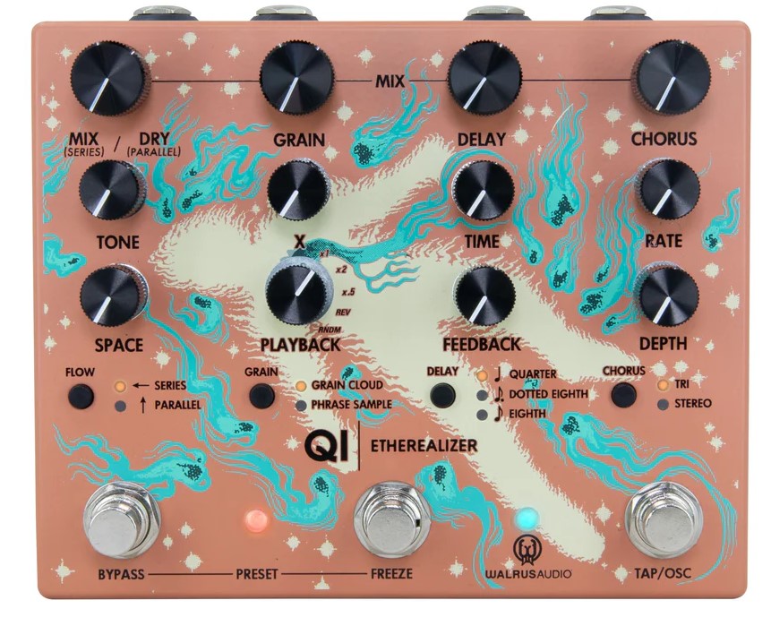 Walrus Audio Qi Etherializer - Terracotta