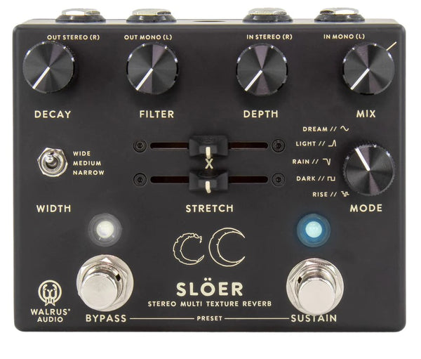 Walrus Audio Slöer Stereo Ambient Reverb Pedal