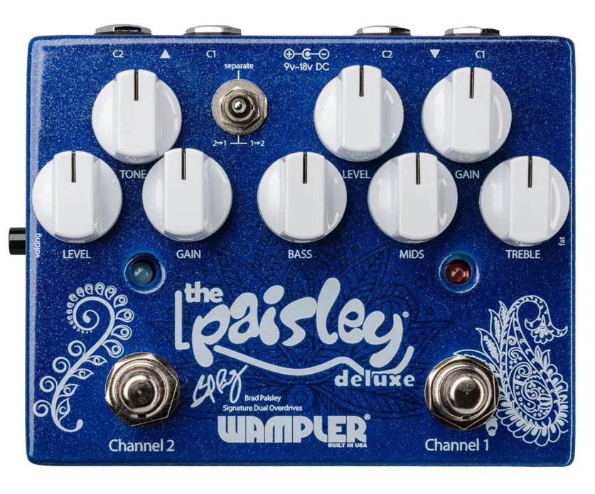 Wampler Brad Paisley:  Paisley Deluxe Drive Pedal