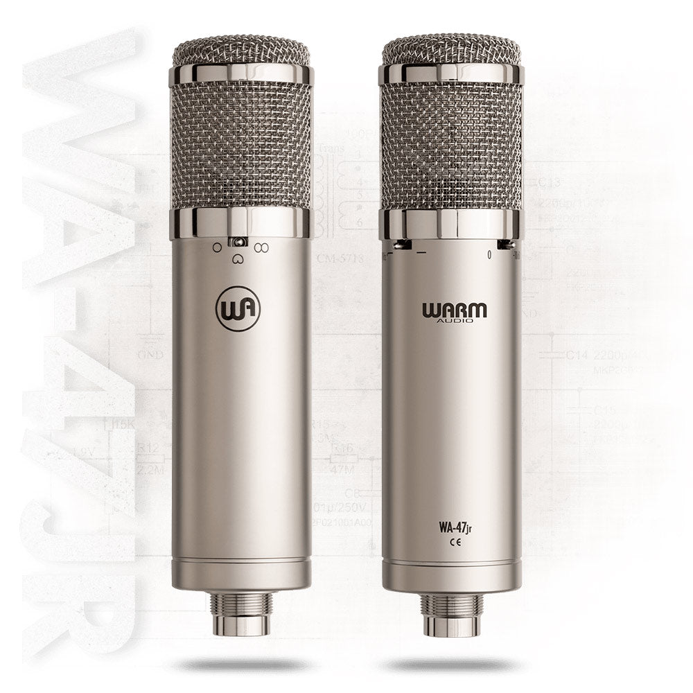 Warm Audio WA-47jr FET Condendsor Microphone - Nickel Jr