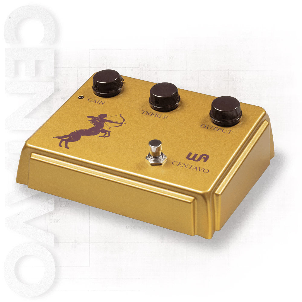 Warm Audio Centavo Professional Overdrive Pedal - Gold
