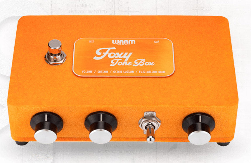 Warm Audio Foxy Tone Box Octave Fuzz Pedal- Orange