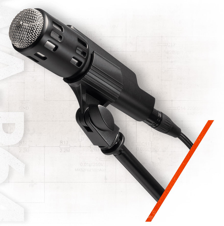 Warm Audio Retro 64 Dynamic Live Microphone For Vocals & Instruments - Black