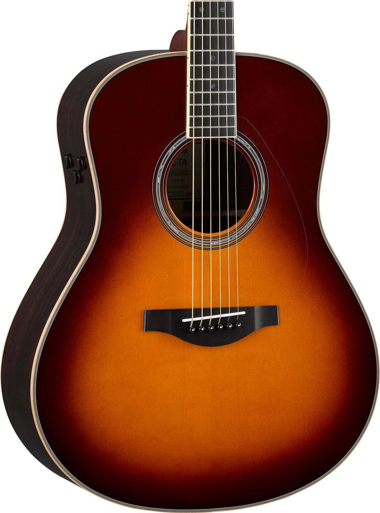 Yamaha LL-TA BS Transacoustic Acoustic/Electric Guitar - Brown Sunburst