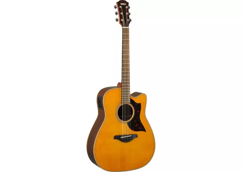 Yamaha A1R VN Small Body Cutaway Acoustic-Electric Guitar - Vintage Natural
