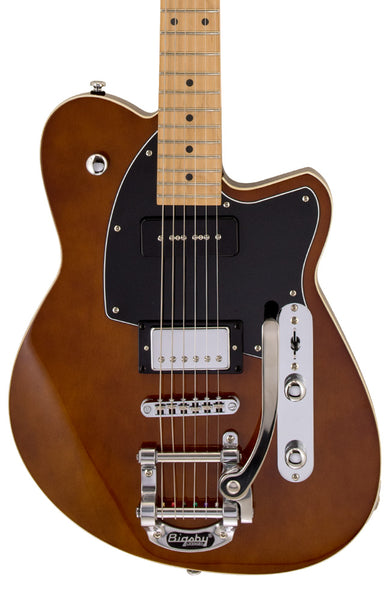 Flipside Music Exclusive Reverend Guitars Double Agent OG Violin Brown