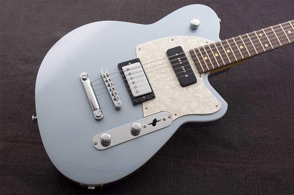 Reverend Guitars Double Agent OG Metallic Silver Freeze