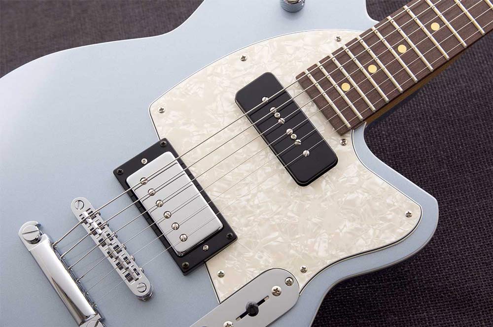 Reverend Guitars Double Agent OG Metallic Silver Freeze